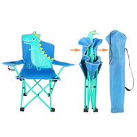 Chaise de camping pliable en acier pour enfants, légère, avec porte-gobelet, mobilier d'extérieur portable pour la randonnée, le pique-nique et les voyages