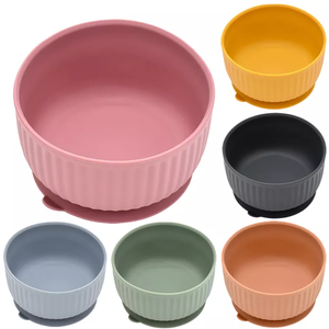Bols d'alimentation pour bébé en silicone à ventouse, bol d'alimentation pour bébé en silicone - Product Image 2
