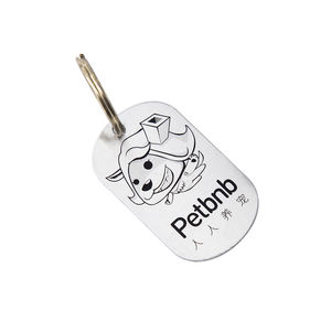 Medaglietta per cani in acciaio inossidabile con etichetta identificabile in metallo con stampa medaglia per cani - Product Image 4