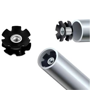 Spring Tube Insert Nut Furniture Pipe In Nut for Rectangle Tube Chair Frame Fastener - Product Image 4