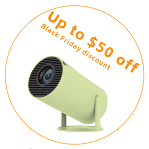 Sản xuất chất lượng tốt hy300pro thông minh 4K <span class=keywords><strong>Android</strong></span> 11 kép Wifi BT rạp chiếu phim tại nhà máy chiếu ngoài trời - Product Image 1