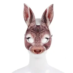 Halloween Kids Party Carnival Cosplay Full Face Animal Rabbit EVA Party Masks