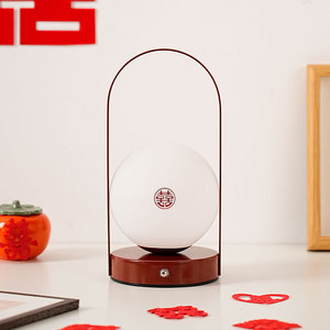 Par de lámparas de mesa portátiles modernas E26 Base de bombilla Lámparas de noche Energí<span class=keywords><strong>a</strong></span> de baterí<span class=keywords><strong>a</strong></span> para habitaciones de bodas mayores Decoración Boda de recién casados - Product Image 3
