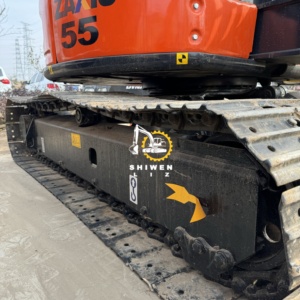 Low Price High Quality Used ZX55UR Mini Excavator From Japan with Hitachi Engine 1 Year Warranty Motor Included - Product Image 3