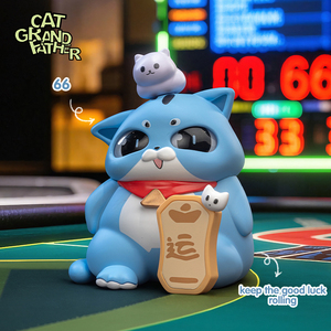 <strong>Yubi</strong> Xiu Lucky Cat Series Fortune Cat National Trend PVC Blind Box Toy Figurine Cute Doll Ornament New Year Gift - Product Image 3