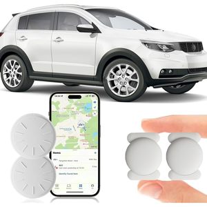 HONGTOP H Mini GPS Tracker 2PCS Rastreo en tiempo real para vehículos con la aplicación Find My, solo para iOS - Product Image 1