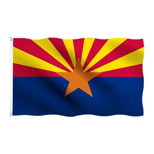 Drapeaux États-Unis 3x5 pieds en gros, bannières en polyester imprimées numériquement <span class=keywords><strong>Arizona</strong></span>/Tennessee/Utah avec œillets pour fêtes et décoration intérieure - Product Image 1