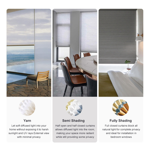 16 mm 20 mm Cordless Honeycomb Blackout Cellular Fabric Frame <strong>Mini</strong> Honeycomb <strong>Blinds</strong> for windows - Product Image 5