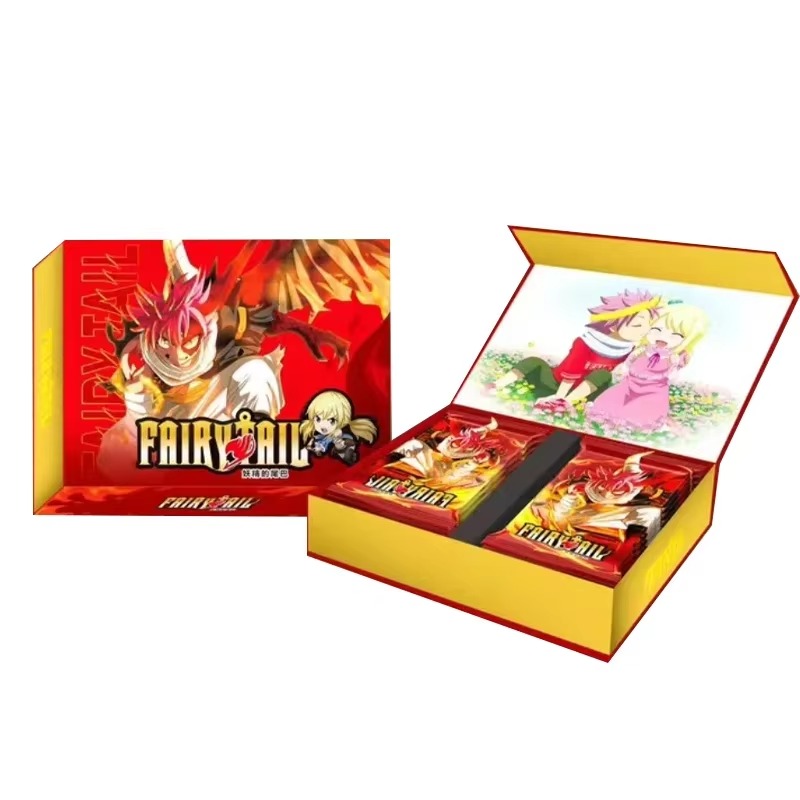 Фея Хвост TCG Коллекционная карта памяти молодежи Natsu Lucy Heartfilia Erza алый Аниме персонаж Коллекционная открытка игрушки подарок