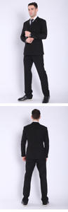 Costumes pour hommes Slim Fit Nouveau <span class=keywords><strong>Costume</strong></span> <span class=keywords><strong>De</strong></span> Mode À Double Boutonnage Peake Revers <span class=keywords><strong>Bleu</strong></span> Marine Noir Mariage <span class=keywords><strong>Marié</strong></span> Parti Bal Skinny <span class=keywords><strong>Costume</strong></span> - Product Image 6