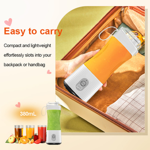 <span class=keywords><strong>2025</strong></span> nhà máy New 380ml USB sạc di động máy ép trái cây Máy xay sinh tố RV sẵn sàng trái cây Smoothie Mixer Bếp Máy Xay sinh tố bán buôn - Product Image 6