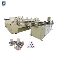 Machine automatique de fabrication de papier hygiénique Machine à rembobiner le papier hygiénique pour les rouleaux de papier hygiénique