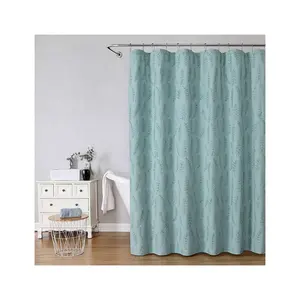 Owenie-tela de algodón y poliéster para baño, tela bordada de imitación, cortina de ducha, imanes, oferta