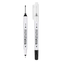 Vente directe usine – Marqueurs permanents à tête longue de 2 mm, stylo pour trous profonds, pointe ronde, pointe pinceau, pointe longue, pour presque toutes les surfaces