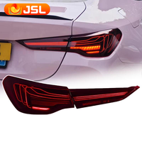 Feux de voiture pour BMW G22 LED Tail Lamp 2021-2023 G23 Laser Tail Light G82 G26 425i 430i Rear Trunk Stop Brake Dynamic Signal Auto