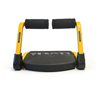 Machine AB multifonction pour la salle de sport à domicile, entraîneur de crunch abdominal réglable, coussinets antidérapants pour les pieds