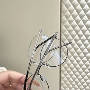 Gafas de Metal Redondas Danyang 6420, Montura Completa, Lentes de Resina, Anti-UV, Unisex, para Hombre y Mujer - Product Image 4