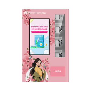 Yunyin Mini Wandmontierter 21,5-Zoll Verkaufsautomat mit Kompressorkühlung Anpassbare Kapazität für Eiscreme & Make-up Kondome - Product Image 3
