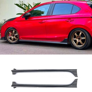 Welta High Quality New Arrival Car Accessories Car Side Skirt Lip Guard Protector Extension Body <b>Kits</b> for Honda City 2020-2025 - Product Image 1