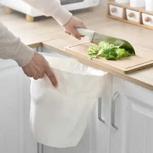 Poubelle en plastique PP ronde créative pour la maison et le bureau Corbeille à déchets poubelle pour la cuisine