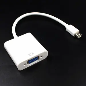 Konverter Port adaptor Mini, tampilan Mini 1080P DP ke VGA