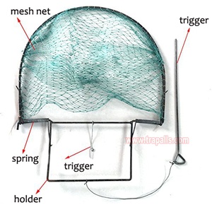 Piège à oiseaux en filet pour attraper les passagers vivants, idéal pour le jardin extérieur, contrôle des animaux - Product Image 2