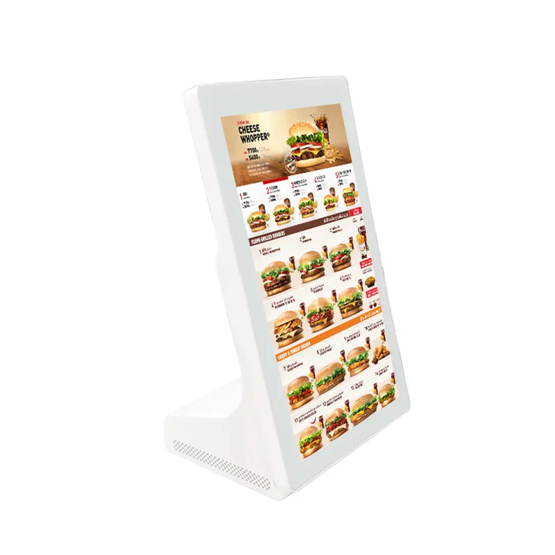 All-in-One free-standing pedestal bancada quiosque touchscreen capacitivo