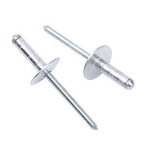 Yüksek Kaliteli Çok Kavramalı Büyük Flanşlı Perçinler Alüminyum Demir Kör Perçin, Çinko Kaplı Gizli Başlı Kör Perçin Özelleştirilebilir - Product Image 1