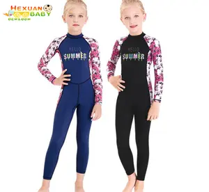 חדש אופנה לשחות חליפת צלילה עבור בנות ילדים Neoprene חליפת צלילה בגד ים ילדים לגלוש מדוזה בגדי ים רטוב חליפות