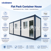VICDOWEX Bureau Conteneur Contemporain Préfabriqué pour Chantiers de Construction, Entrepôts et Projets de Bâtiments de Bureaux