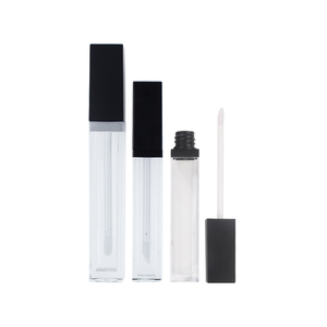 Sản Phẩm Mới Tùy Chỉnh Mỹ Phẩm Bao Bì 5Ml Đen <span class=keywords><strong>Lipgloss</strong></span> Vuông Lip Gloss <span class=keywords><strong>Container</strong></span> Ống - Product Image 5