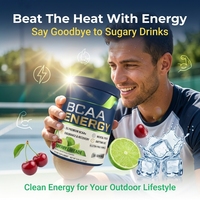 Poudre Énergisante BCAA Marque Blanche OEM/ODM 5g – BCAAs Premium Saveur Cerise-Limeade – Complément Sportif pour l'Endurance et la Récupération