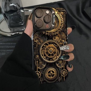 Ingranaggio oro stampa fotografica placcato argento chiave TPU PC custodia <span class=keywords><strong>per</strong></span> telefono cellulare <span class=keywords><strong>per</strong></span> <span class=keywords><strong>Iphone</strong></span> X Xr Xs Max 11 12 13 14 15 16 17 aria - Product Image 1
