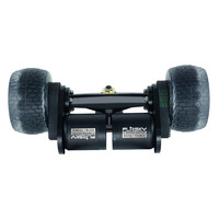 Kit DIY de skateboard électrique Flipsky T3 avec trucks Kingpin de 12 pouces + moteur 6374 + roues Cloud + poulie de moteur 15T/16T + planche en bambou