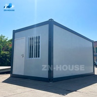 Zhongnan Maison Mobile Modulaire 2 3 Chambres à Coucher Petite Maison Portable Salle de Bains Cuisine Maison Préfabriquée Conteneur avec Toilette
