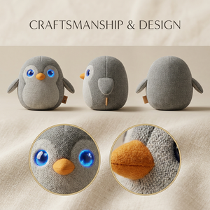 Peluche IA Pingouin Direct Usine, Jouet Scientifique Précoce pour la Pré<span class=keywords><strong>maternelle</strong></span>, Dialogue Vocal Intelligent, Nouvelle Arrivée 2026, Développement de la Pensée Logique Précoce - Product Image 3