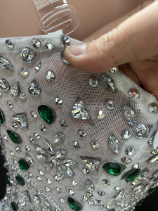 Novance Y4088 Productos de Tendencia 2025 Ropa de Moda <span class=keywords><strong>para</strong></span> Mujer sin Mangas con Borlas y Estrás <span class=keywords><strong>Vestidos</strong></span> de Noche de Lujo <span class=keywords><strong>para</strong></span> Fiesta - Product Image 2