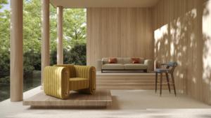 Sofá de alta calidad Color brillante Muebles de sala de estar seccionales Sofás de tela de terciopelo suave - Product Image 6