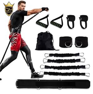 CHENGMO SPORTS Bandes <span class=keywords><strong>de</strong></span> Résistance Personnalisables pour Entraînement <span class=keywords><strong>de</strong></span> <span class=keywords><strong>Boxe</strong></span> (Punchs/Coupes), 160 LBS – Améliore la Puissance Explosive/Vitesse/Agilité - Product Image 1