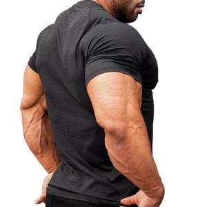 Premium Wholesale Men's <b>Muscle</b>-<b>Fit</b> Sleeveless Fitness Tank Top: Cotton-Poly Blend, Plus Size, Blank Slim Outdoor Sports Gym <b>Vest</b> - Product Image 1