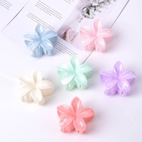 Usine Hawaii Plumeria fleur pince à cheveux 7cm/4cm oeuf fleur Barrettes en plastique pinces à cheveux pour la plage