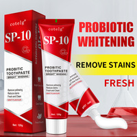 Dentifrice à la menthe anti-caries biologique SP10, vente chaude, haleine fraîche, blanchiment des dents, nettoyage des dents, usage domestique, taille normale pour adultes