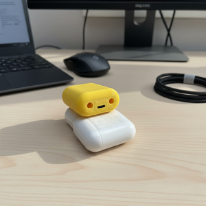 Étui de protection pour écouteurs <span class=keywords><strong>avec</strong></span> port de conversion Type C intégré pour Apple <span class=keywords><strong>AirPods</strong></span> Pro <span class=keywords><strong>2</strong></span> 3, boîte de protection antichoc pour écouteurs <span class=keywords><strong>AirPods</strong></span> - Product Image 5