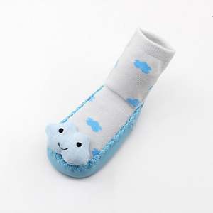 Cmax-Calcetines antideslizantes con dibujos animados para bebé, medias con dibujos animados 3d, estrellas, nubes, venta al por mayor - Product Image 2