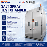Chambre d'essai de corrosion par brumisation salée pour modules photovoltaïques, avec déposition par pulvérisation de 1-2 ml/80 cm²/h