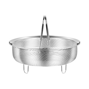 Panier vapeur en acier inoxydable 304 avec maille perforée pour cuiseurs à riz, cuisson rapide à la vapeur - Product Image 2