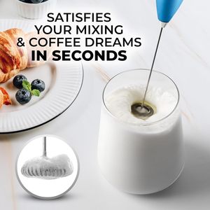 Batidora de Café Eléctrica Portátil, Mini Mezcladora, Espumador de Leche a Pilas - Product Image 3