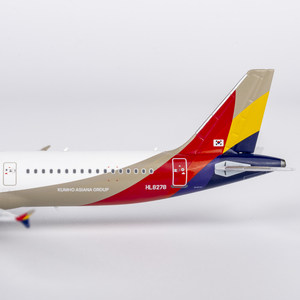 1/400 Hana Airlines <span class=keywords><strong>A321</strong></span>-200โมเดลเครื่องบินผสม HL8278/HL8279 - Product Image 6
