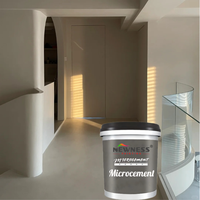Harga Micro Cement Pelapis Cair untuk Sebagian Besar Permukaan Dinding dan Lantai, Anti-Selip dengan Tekstur Kasar/Sedang/Halus, Menggunakan Pasir Microcement