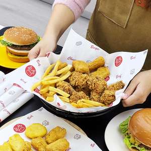 Emballage personnalisé pour sandwichs, hamburgers, frites, poulet frit, gâteaux, résistant à la graisse, écologique, biodégradable, imperméable, de qualité alimentaire - Product Image 5